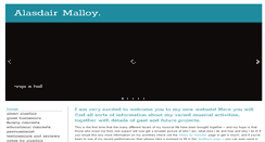 Desktop Screenshot of alasdairmalloy.com