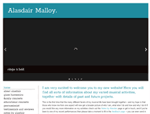Tablet Screenshot of alasdairmalloy.com
